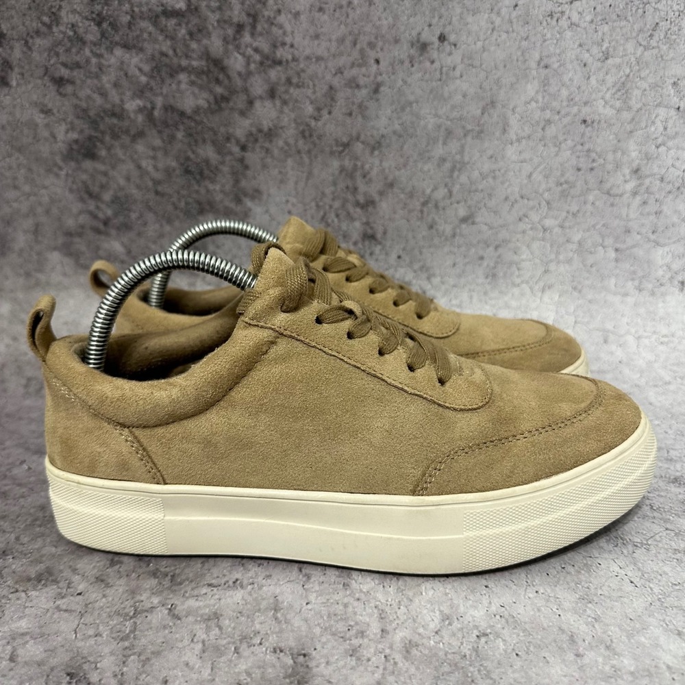 UNR8ED Houser Sneakers Mens 9.5 Tan Faux Suede Low Top Casual Fashion Shoes